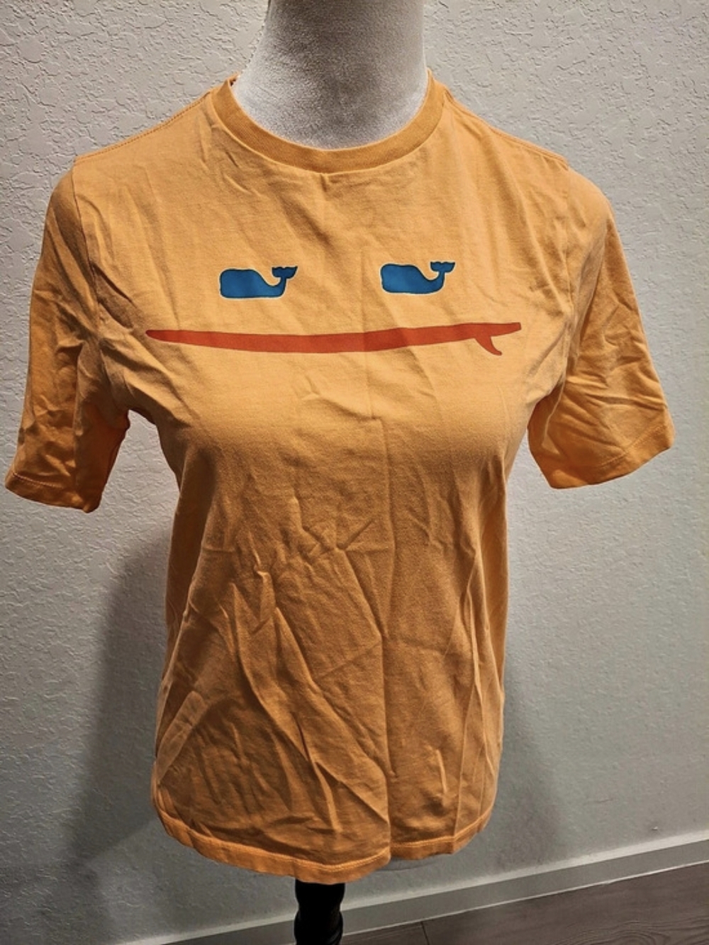 Vineyard Vines Cotton Short Sleeve Tee in Orange